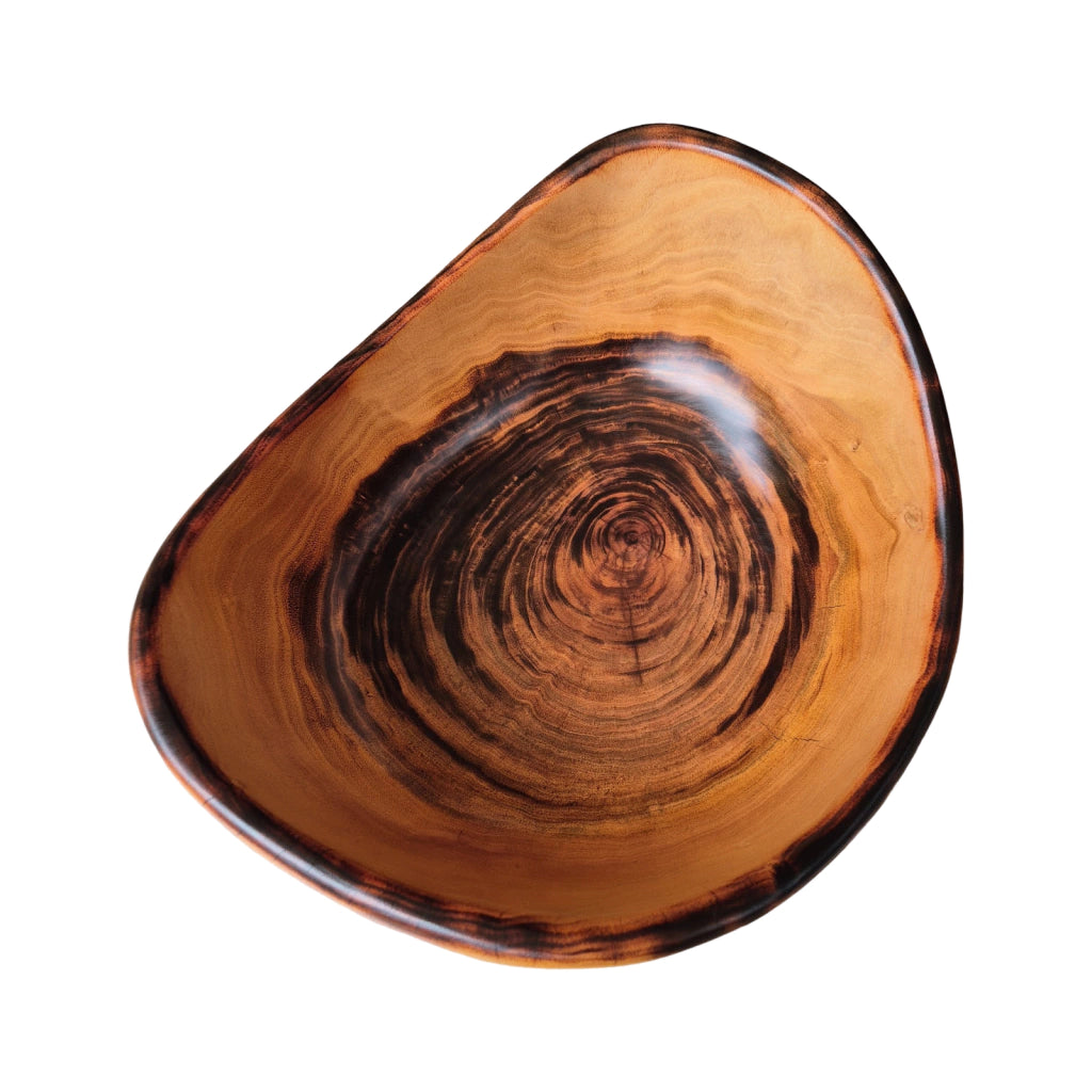 Gamela Bowl de Madeira Angico 36x30x15cm