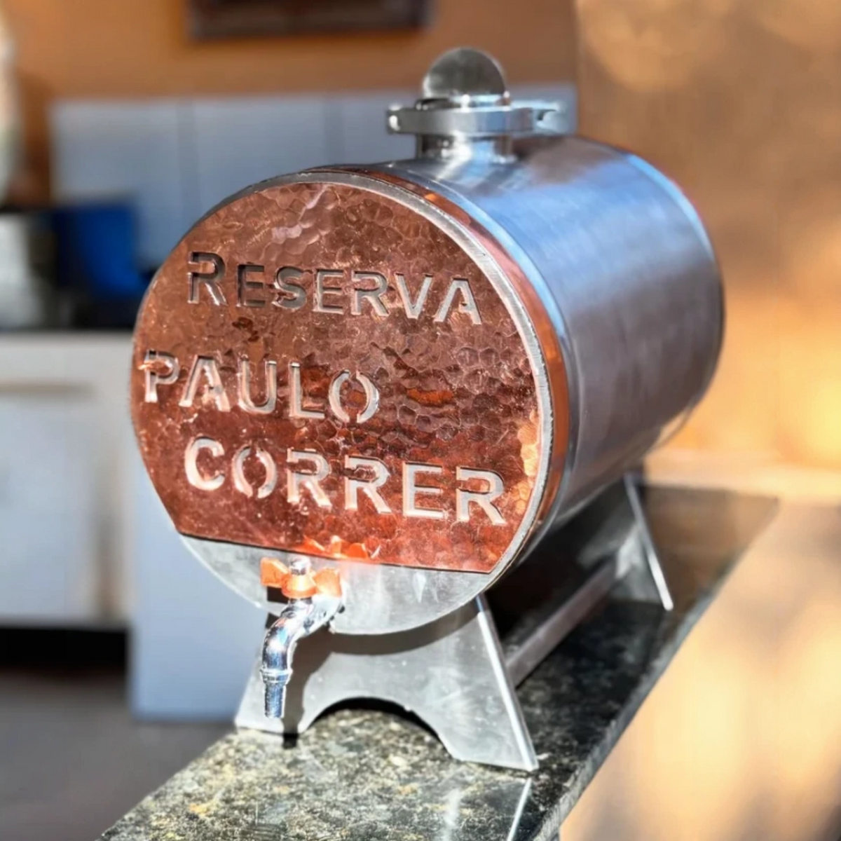Barril de Cachaça Destilados Personalizado - Inox ou Cobre