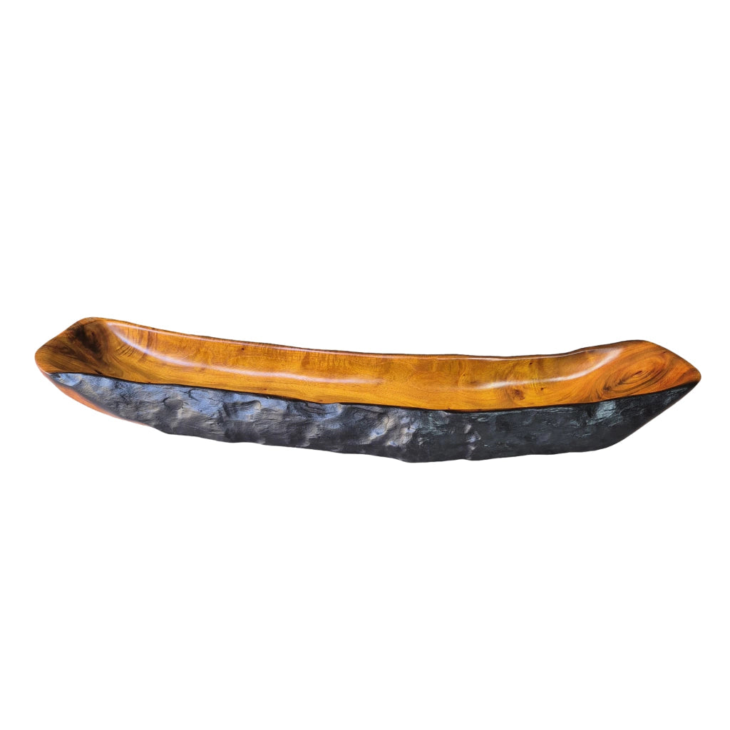 Gamela Exótica em Madeira Vinhático 83x16x8cm