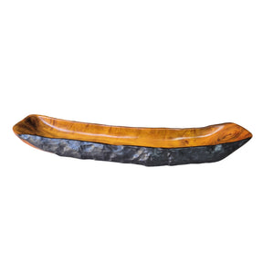 Gamela Exótica em Madeira Vinhático 83x16x8cm