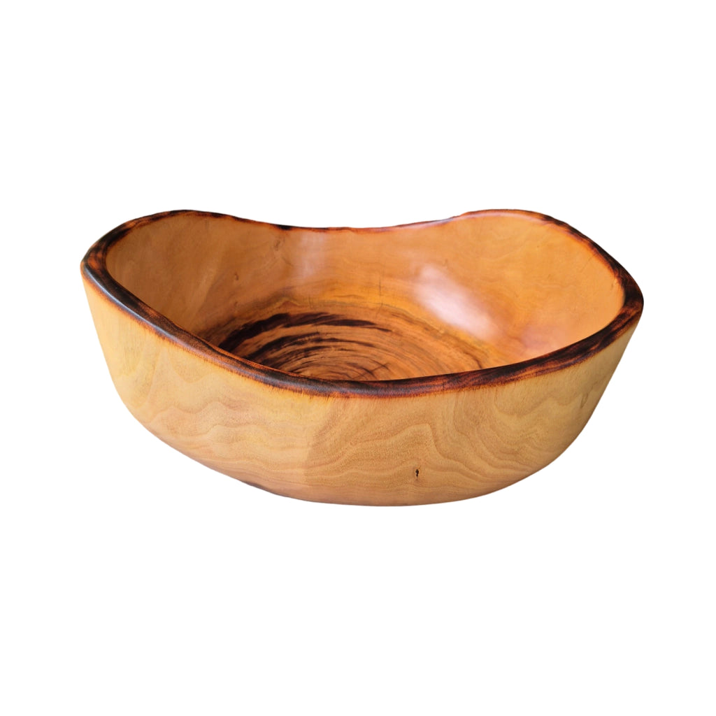Gamela Bowl de Madeira Angico 36x30x15cm